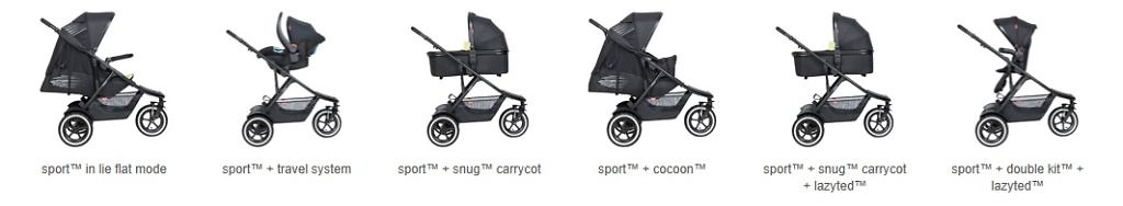 EverBaby – wózki phil&teds, JOOLZ, mountain buggy