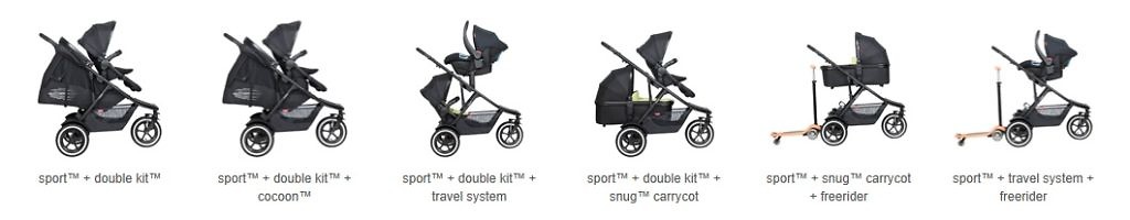 EverBaby – wózki phil&teds, JOOLZ, mountain buggy