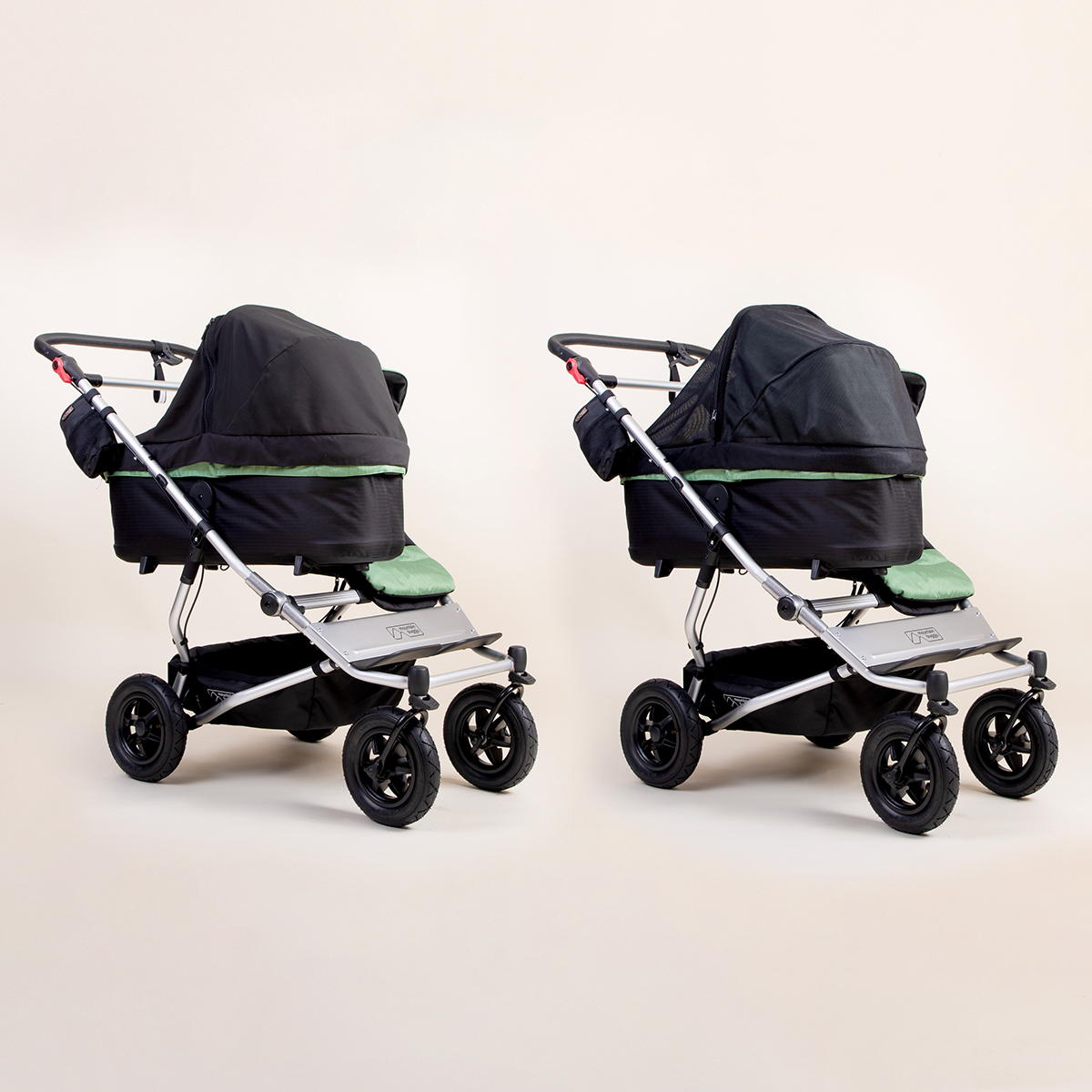 Zestaw osłon UV/moskitiera do gondoli Carrycot Plus (Duet) v4