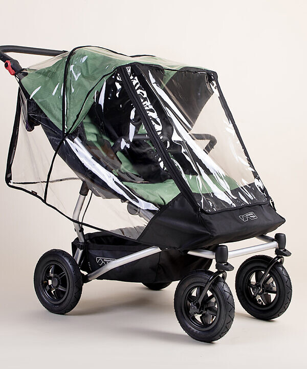 Podwójny pokrowiec przeciwdeszczowy Duet v4 Mountain Buggy